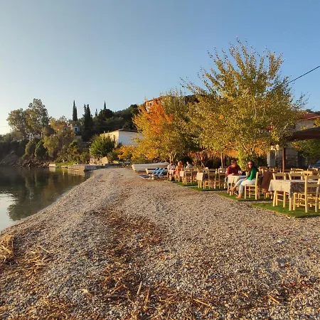 Epavli Sofia' S Two In Horto, 30m From The Sea Lejlighed Khórto